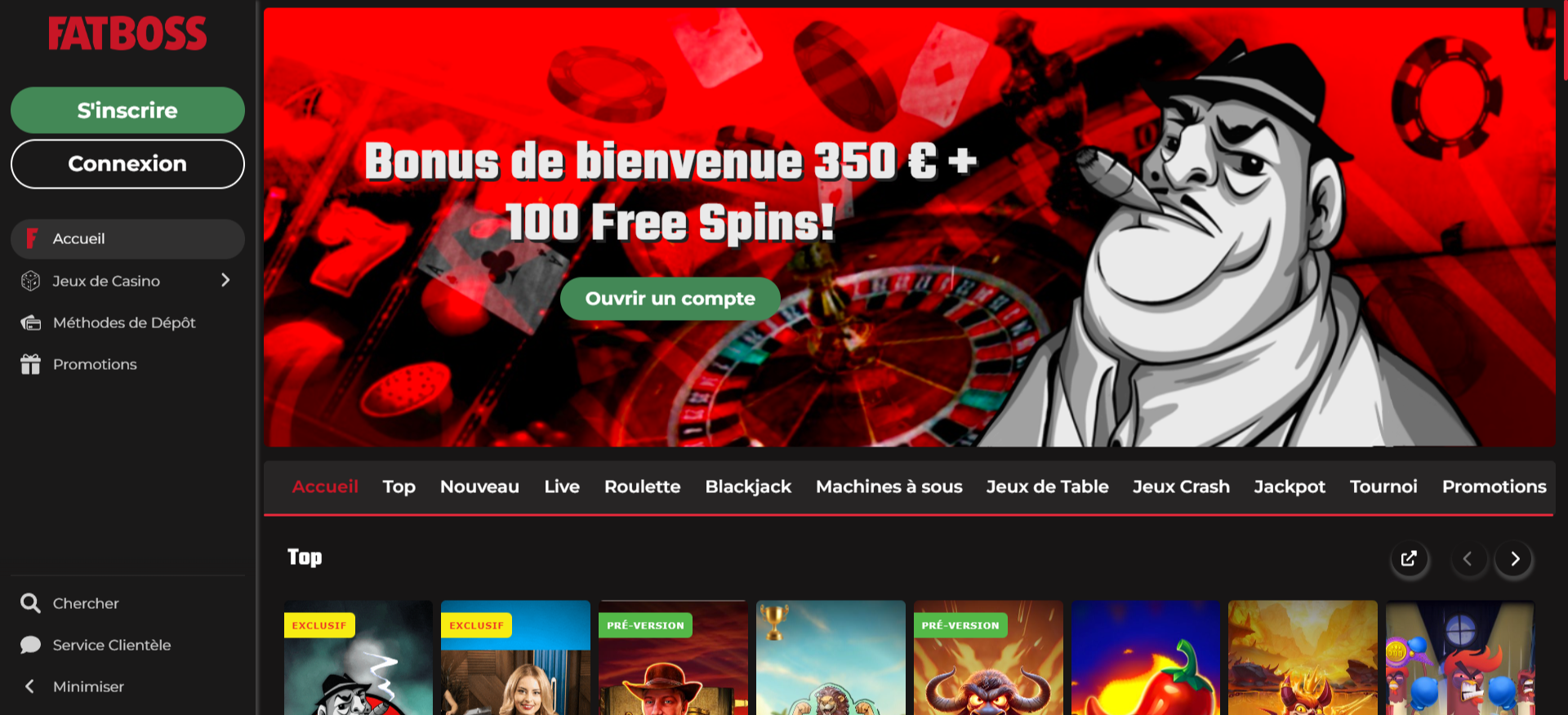 FatBoss casino play online